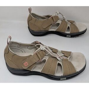 Footjoy Golf Cleat Sandals Women's Size 10 M Spikes Style 48453 Greenjoys VTG